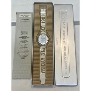 1999 Swatch GK302 “Last Swatch of the Millennium” – Vintage Watch in Alloy Case
